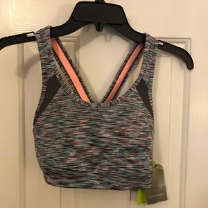 Tek Gear Cross-Back Med Impact Sports Bra Sml NWT